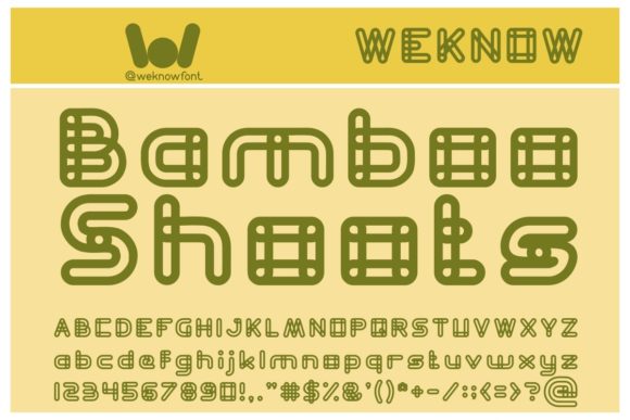 Bamboo Shoots: A Modern Typeface for Bold Branding