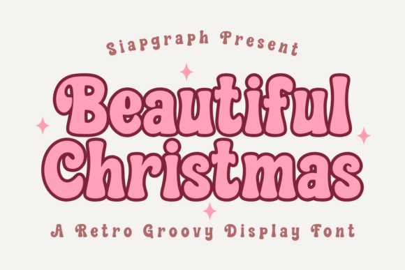 Beautiful Christmas: A Retro Font for Festive Design
