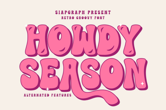 Howdy Season: A Retro Font for Modern Design