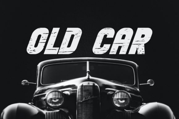 Old Car Font: Injecting Raw Power into Modern Design