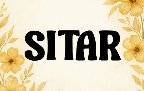 Sitar: A Groovy Font for Modern Design